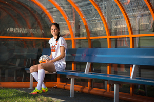Stephanie Skilton came from New Zealand to play at Syracuse. Now, she's hoping to make history for the Orange and lead it to its first tournament berth in 15 years. 