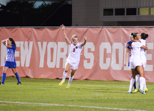 Sydney Brackett assisted on the game-winning goal for Syracuse on Thursday, but she struggled to execute her own chances to score. 